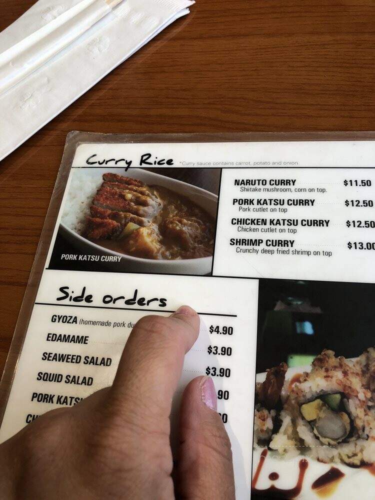 Naruto Japanese Restaurant - Anchorage, AK menu_pic
