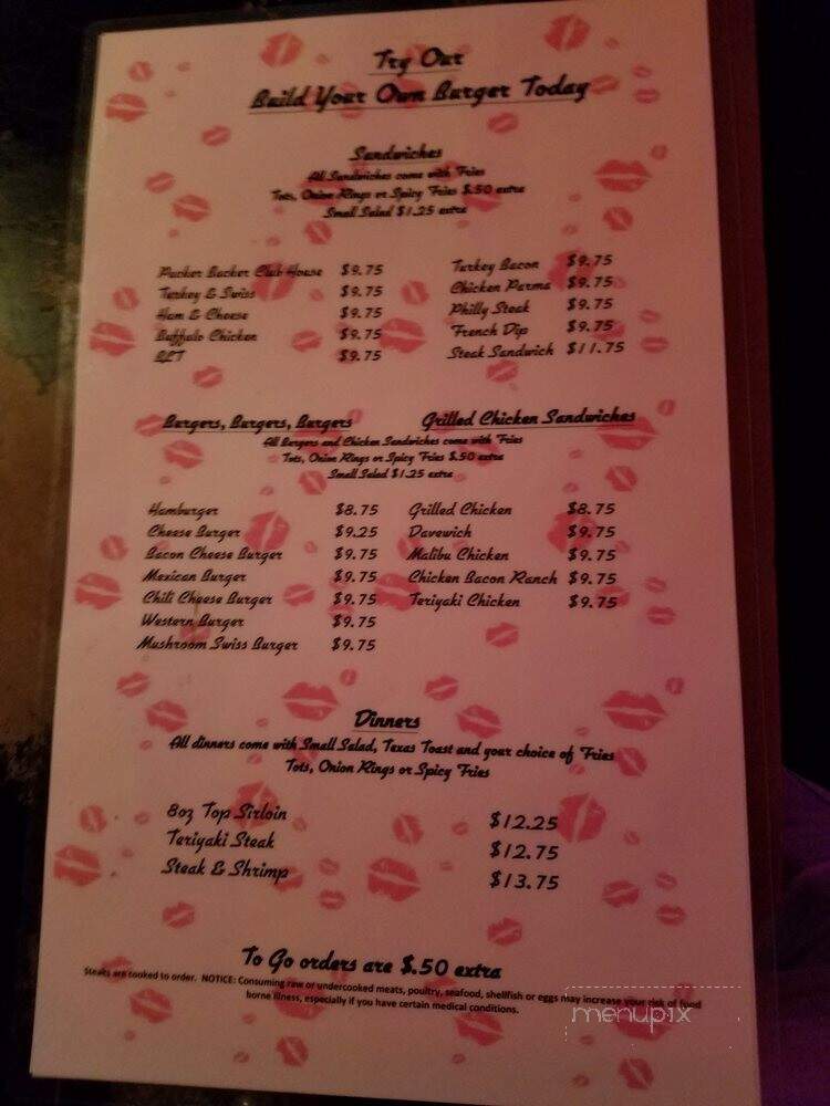 Club 91 - Pocatello, ID menu_pic