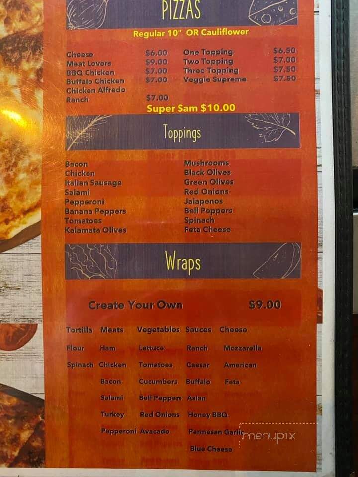 Sam's Place - Crowley, LA menu_pic