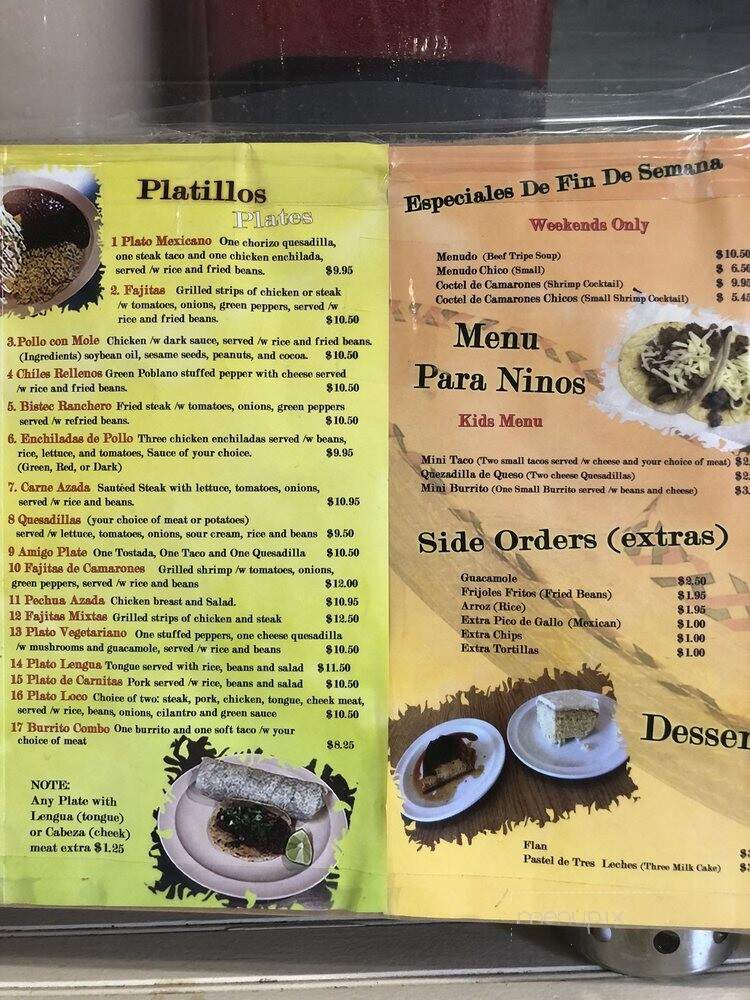 Taqueria El Amigo - Waltham, MA menu_pic
