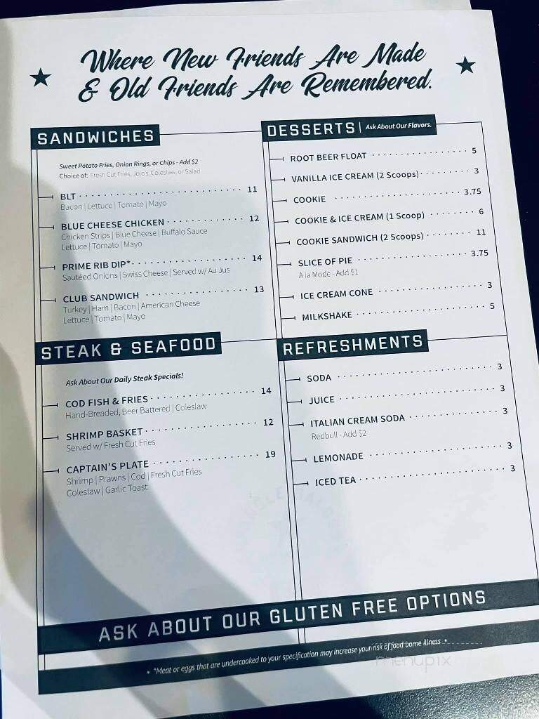 Spangle Saloon & Grill - Spangle, WA menu_pic