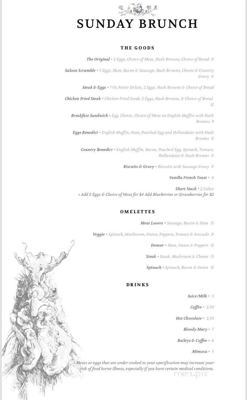 Spangle Saloon & Grill - Spangle, WA menu_pic