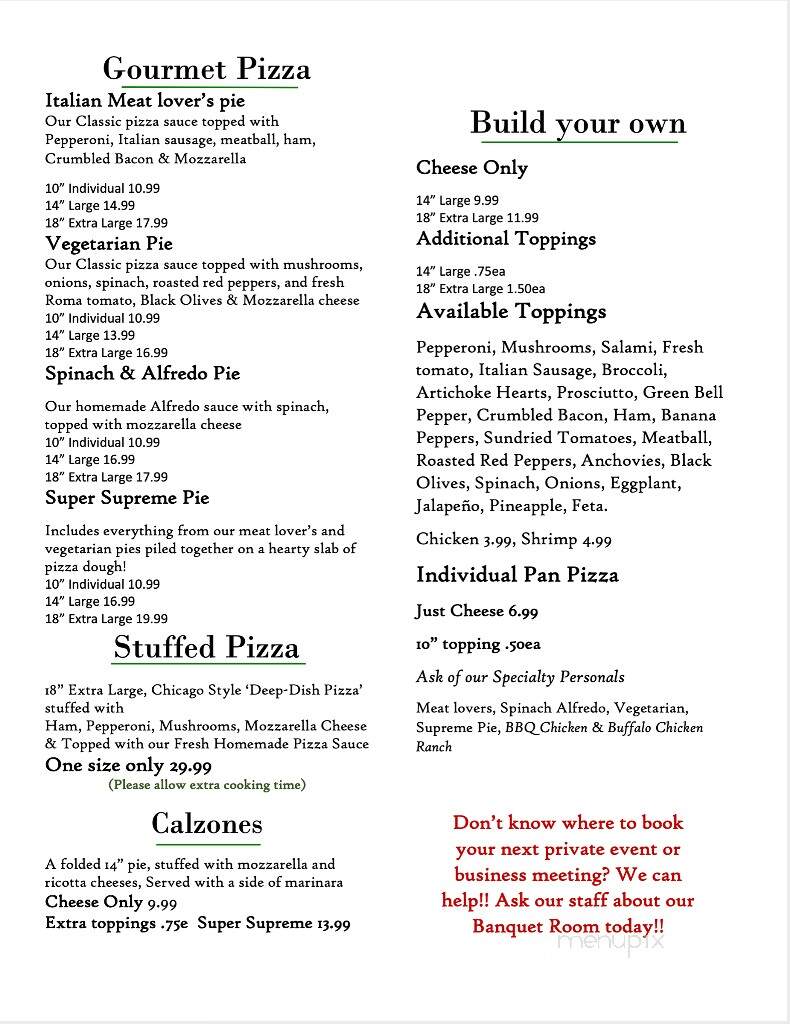 Italian Grill Pizzeria - Picayune, MS menu_pic