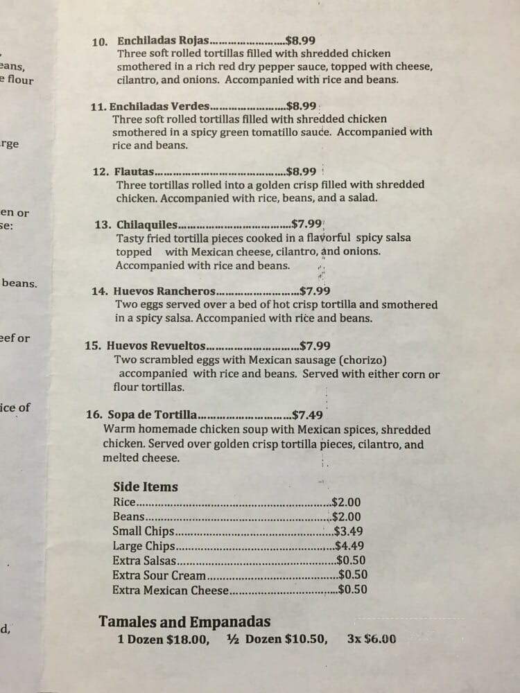 Chini's Burritos - Coral Springs, FL menu_pic