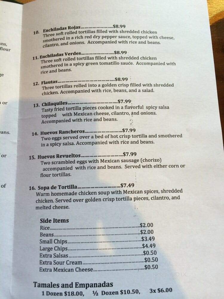 Chini's Burritos - Coral Springs, FL menu_pic