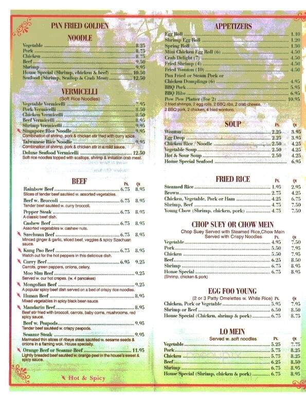 China House - Flat Rock, MI menu_pic