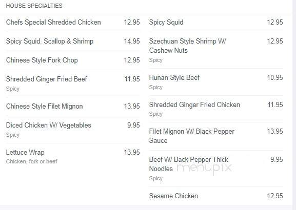 Wok Out Restaurant - Kelowna, BC menu_pic