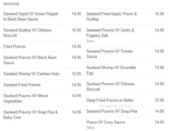 Wok Out Restaurant - Kelowna, BC menu_pic