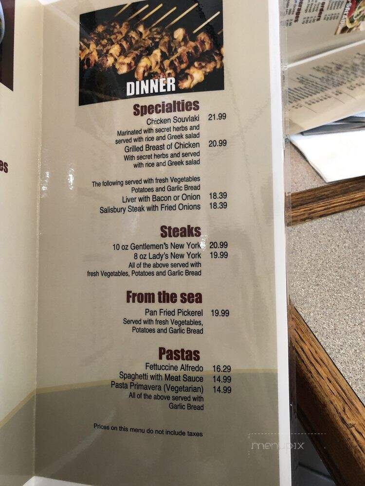 The Olde Red Hen Restaurant - Collingwood, ON menu_pic