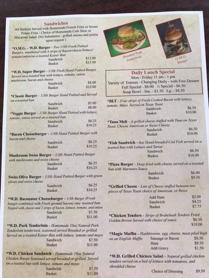 West Dubuque Tap - Dubuque, IA menu_pic