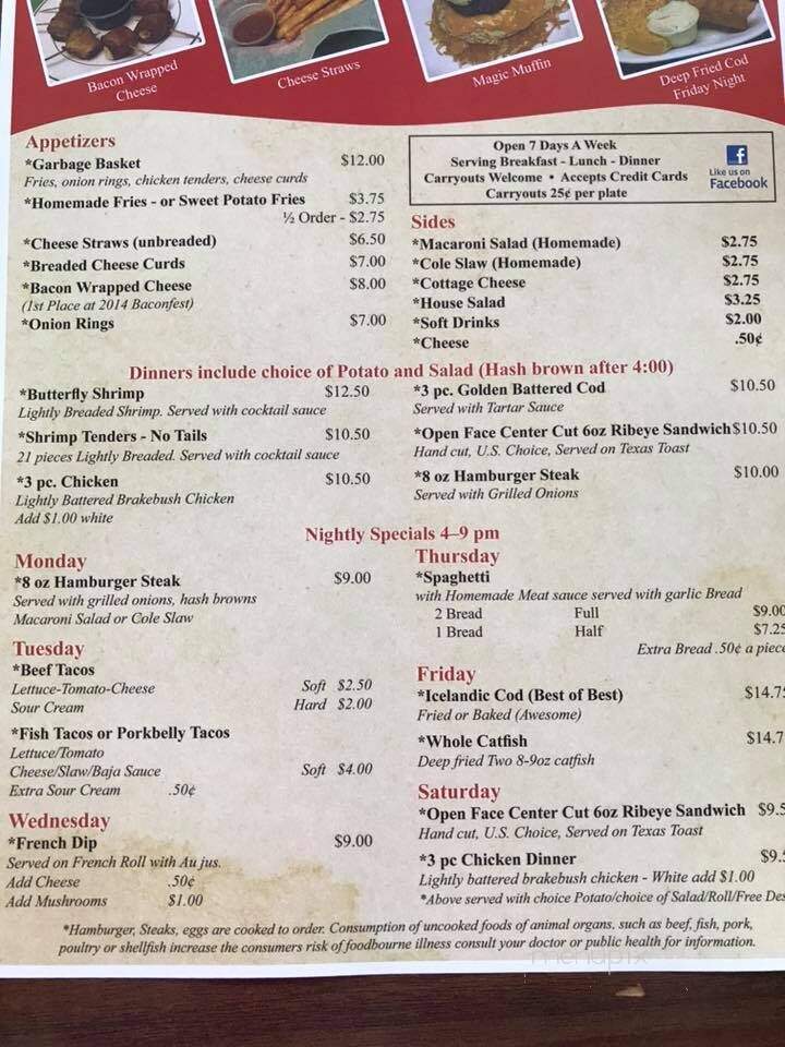 West Dubuque Tap - Dubuque, IA menu_pic