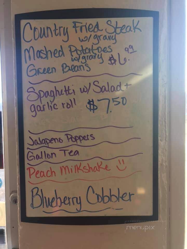 Yellow Jacket Drive In Restaurant - Calhoun, GA menu_pic