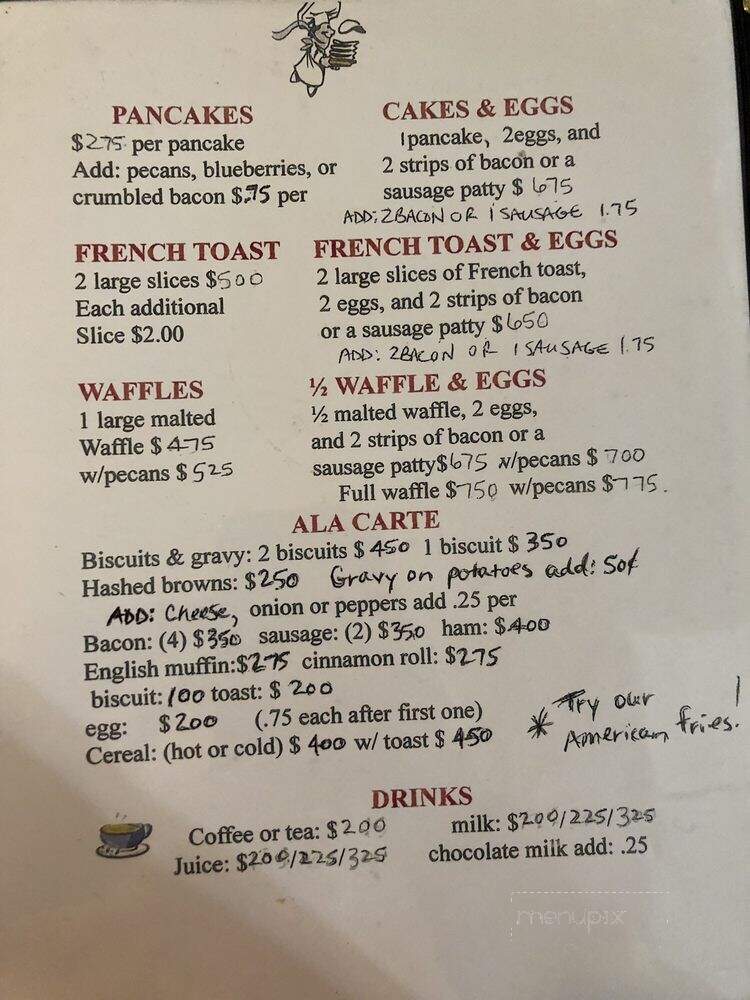 Rosie's Cafe - Independence, MO menu_pic