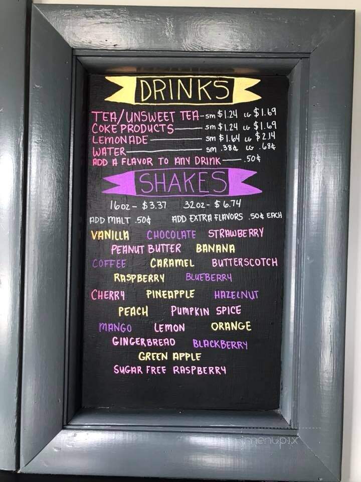 Little Top Drive-Thru - Greeneville, TN menu_pic