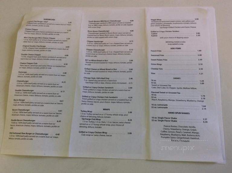 Little Top Drive-Thru - Greeneville, TN menu_pic