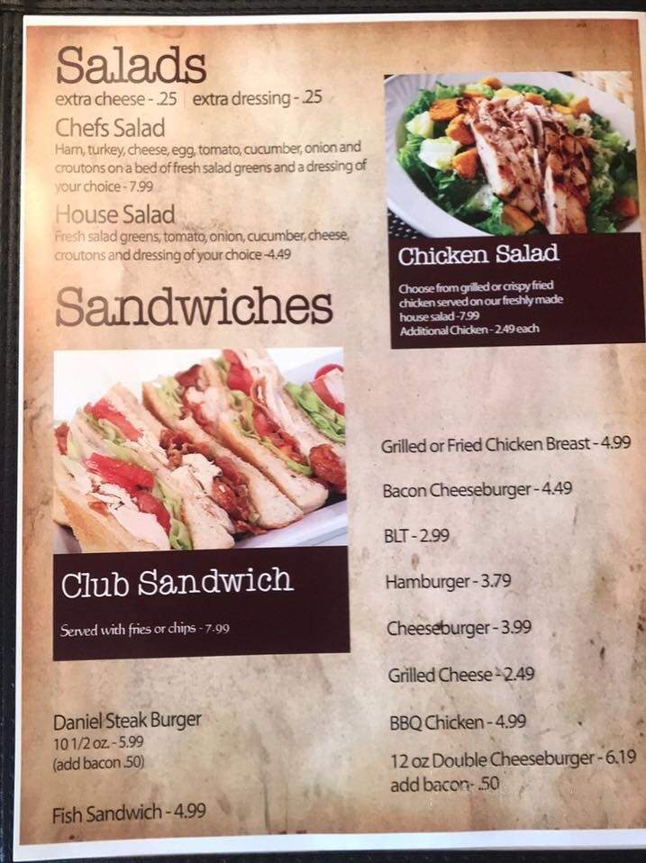 Nanny's Country Kitchen - Elizabethton, TN menu_pic