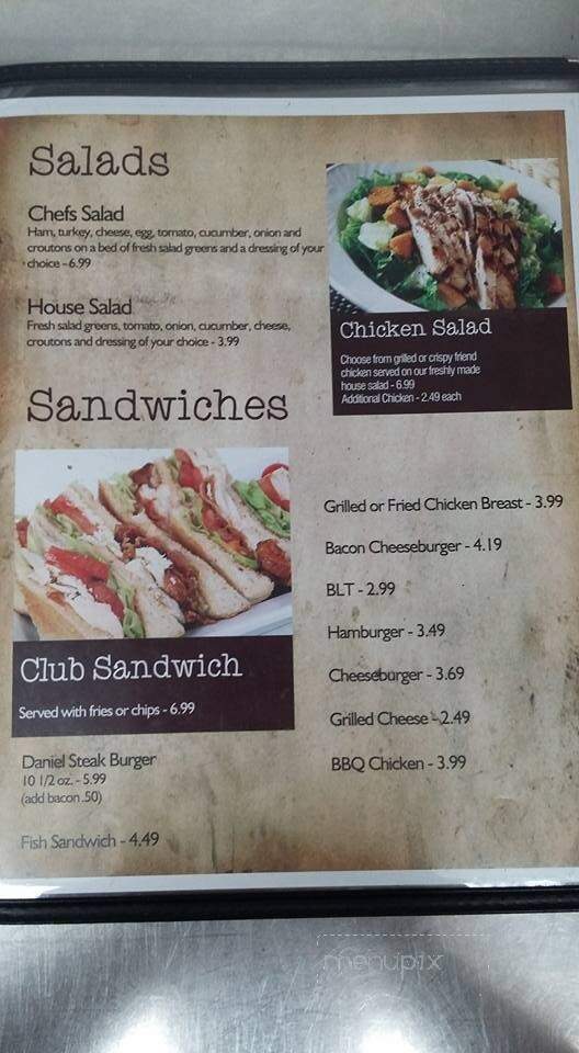 Nanny's Country Kitchen - Elizabethton, TN menu_pic