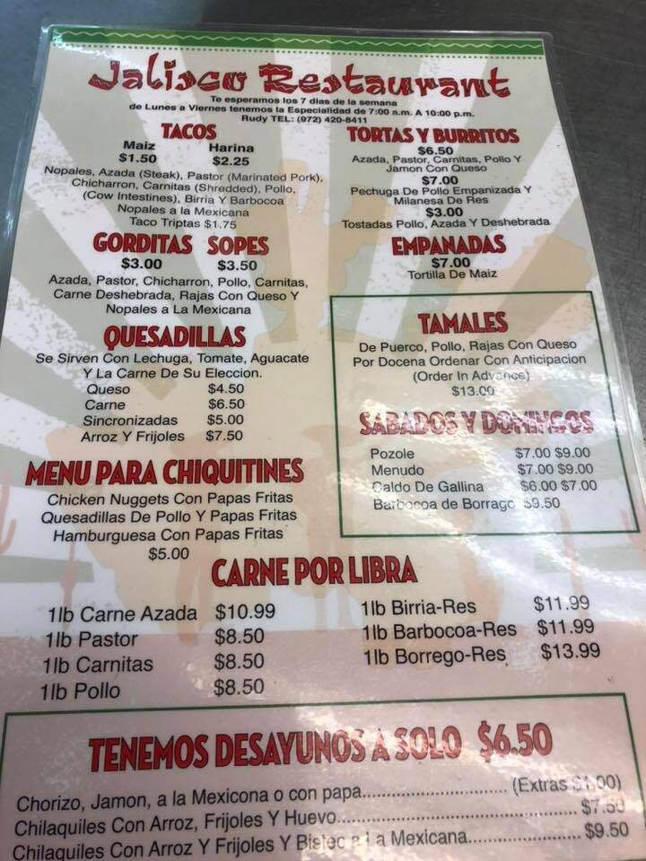 Jalisco Restaurant - Lewisville, TX