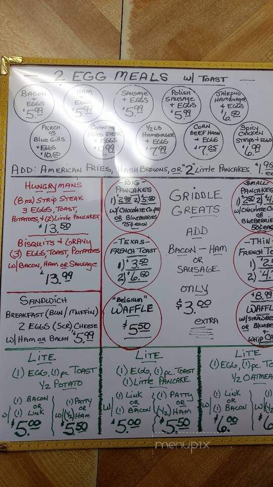 Chalet Of Fox Lake - Fox Lake, WI menu_pic