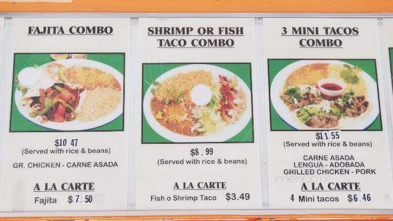 Super Burrito & Tacqueria - Woodland, CA menu_pic
