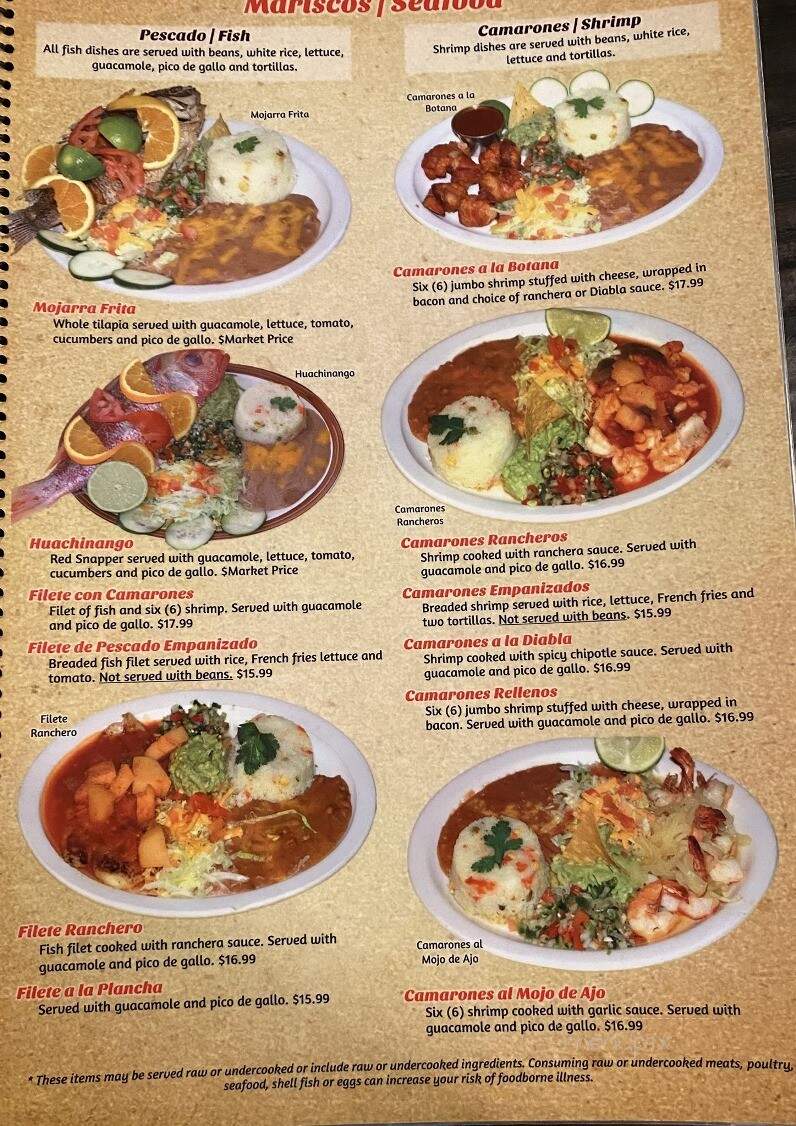 La Botana Restaurant - Thornton, CO menu_pic