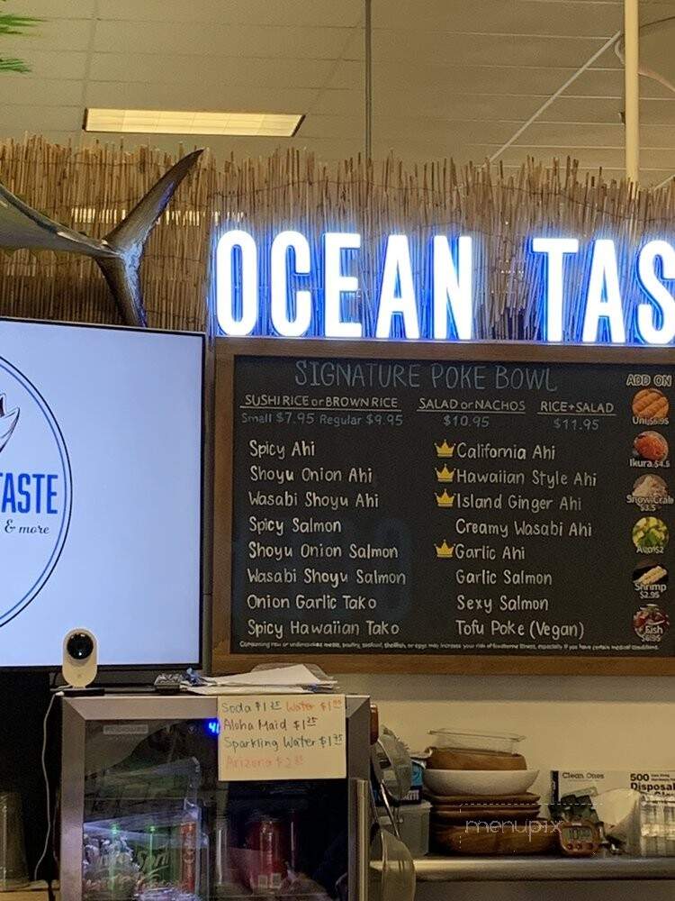 Ocean Taste - Honolulu, HI menu_pic