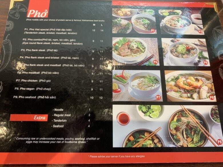 Pho Viet - Dover, DE menu_pic