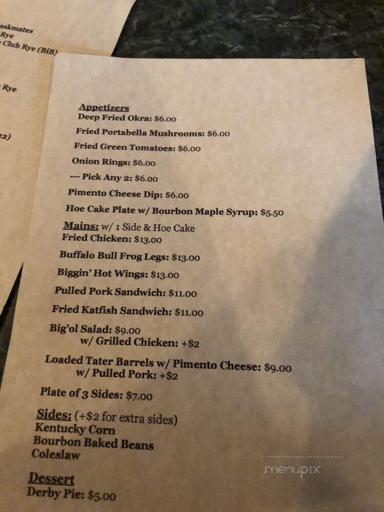 The Mint - Franklin, IN menu_pic