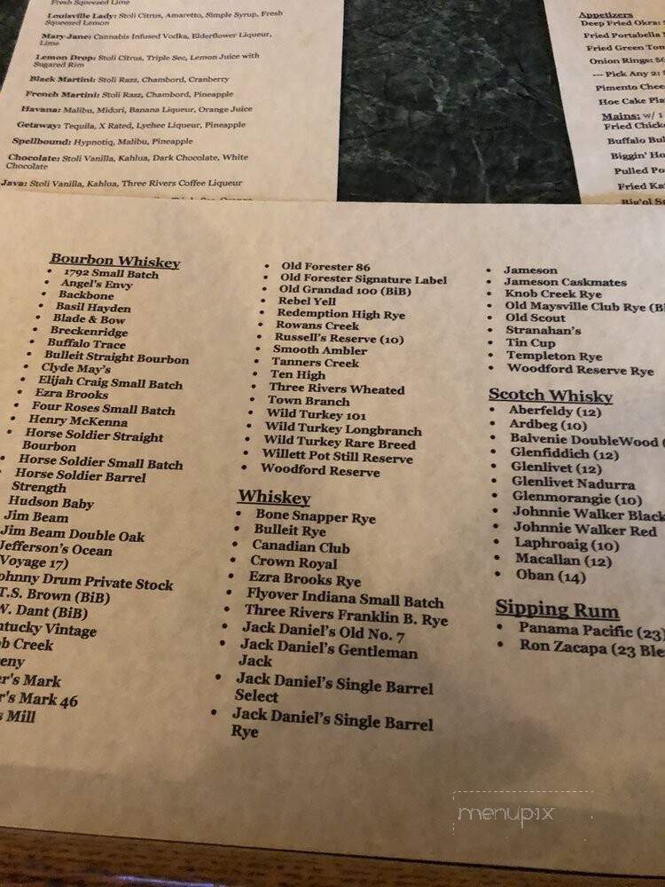 The Mint - Franklin, IN menu_pic