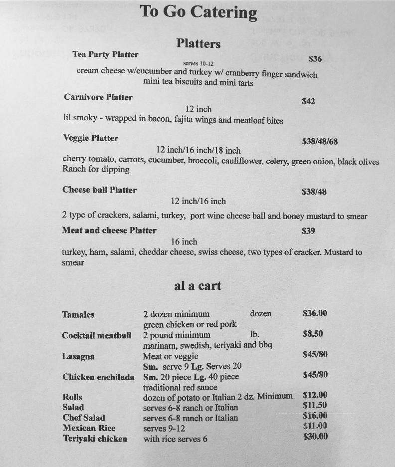 Sissi's - Philomath, OR menu_pic