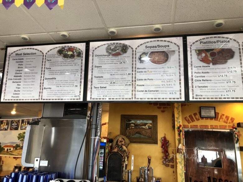 Los Arcos Authentic Mexican Fd - Medford, OR menu_pic