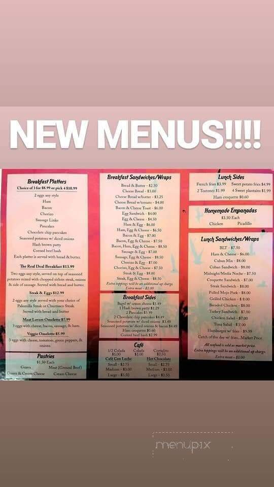De Luna's Cafe - Key West, FL menu_pic