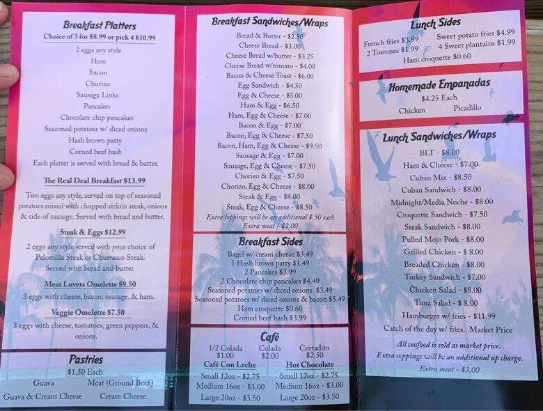 De Luna's Cafe - Key West, FL menu_pic