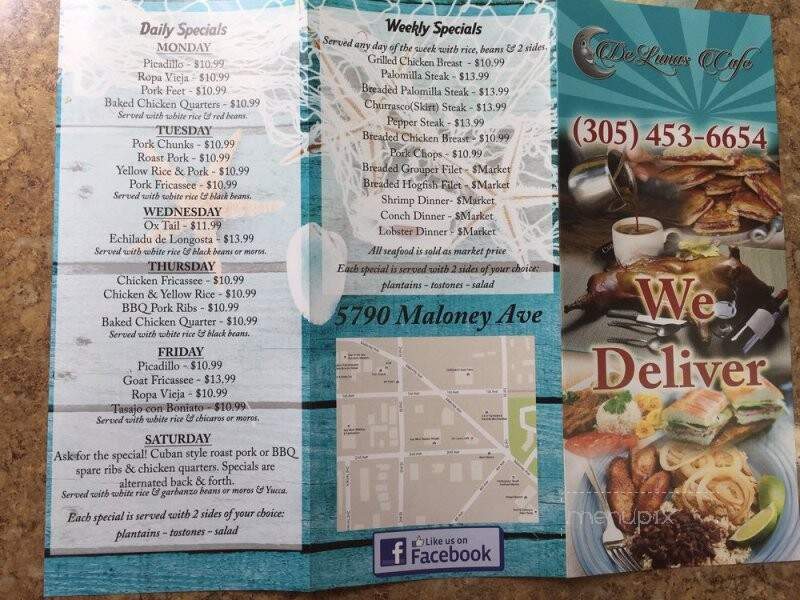 De Luna's Cafe - Key West, FL menu_pic