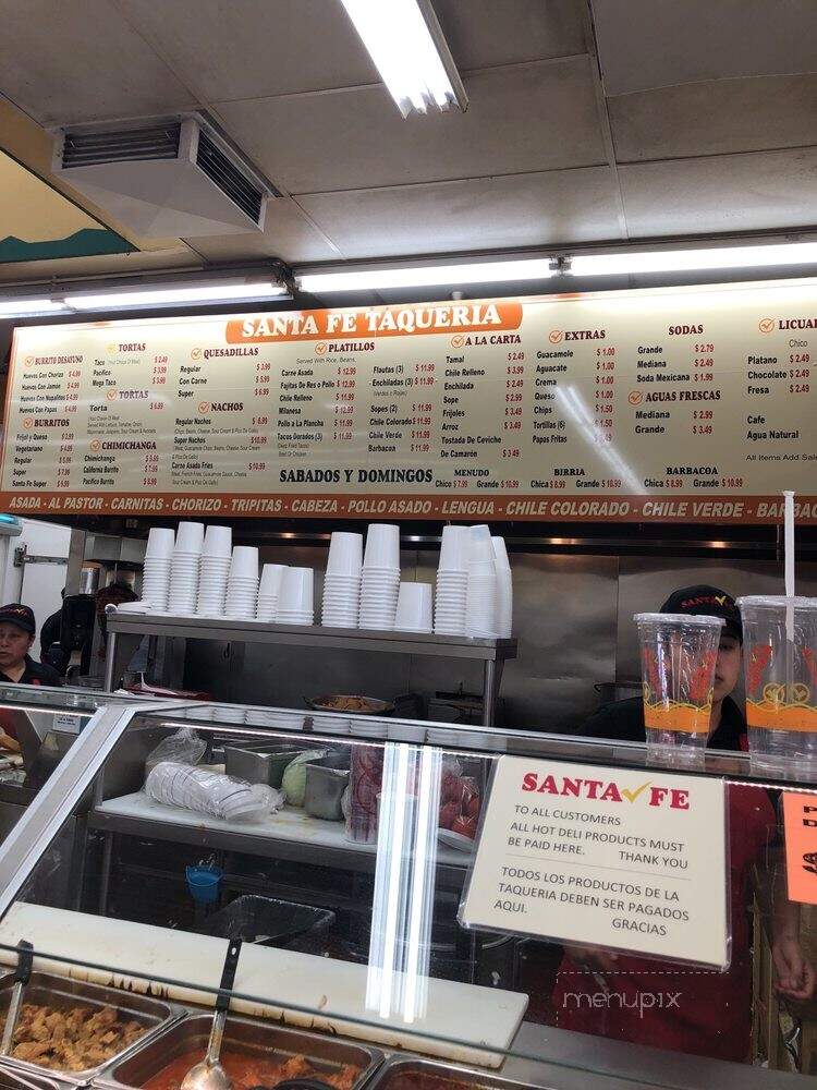 Santa Fe Mercado Y Carniceria - Salinas, CA menu_pic