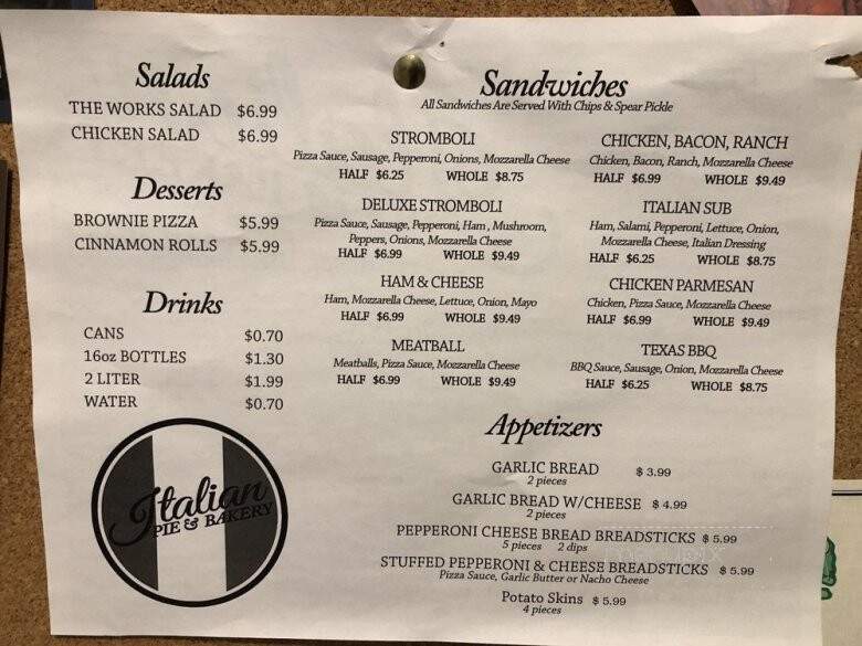 Cozy Corner - Waveland, IN menu_pic
