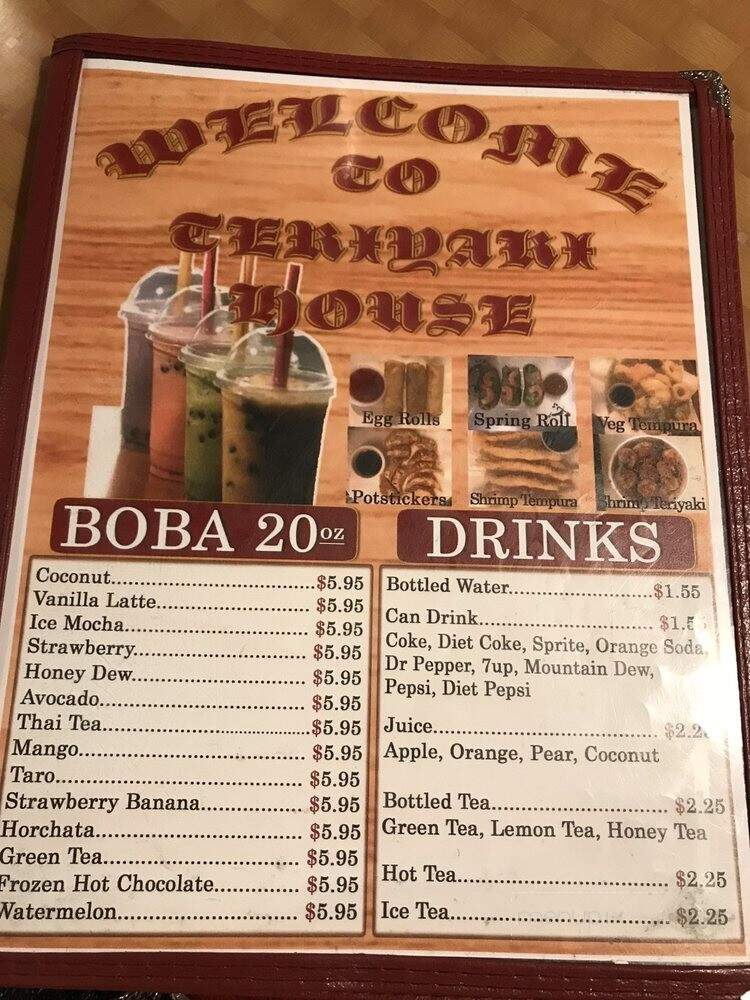 Teriyaki House - Los Banos, CA menu_pic