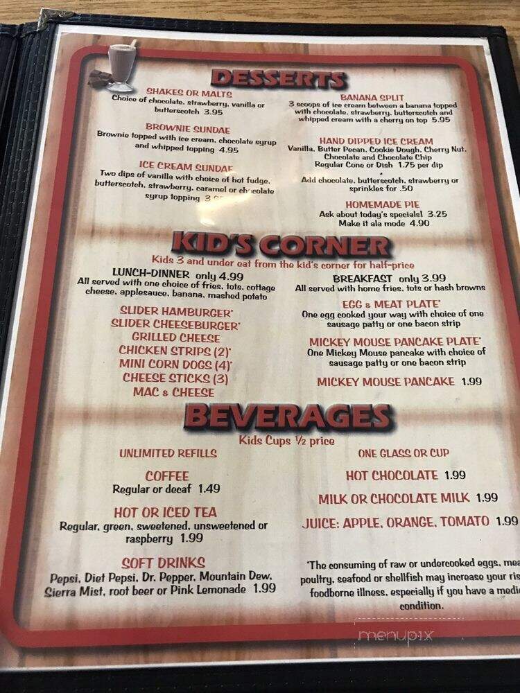 Topsy's Cafe - Concordia, MO menu_pic
