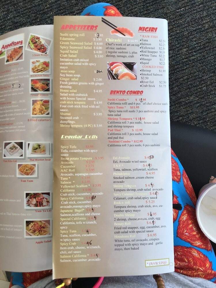 Ban Tai - Macomb, MI menu_pic