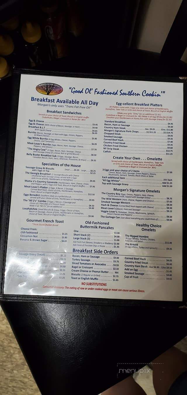 Morgan's Country Kitchen - Royal Palm Beach, FL menu_pic