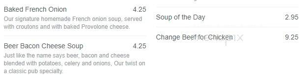Ted's Sports Pub - Lapeer, MI menu_pic