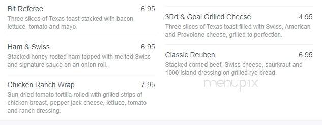 Ted's Sports Pub - Lapeer, MI menu_pic
