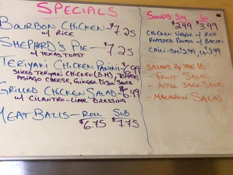 Cafe Primavera - Poughkeepsie, NY menu_pic