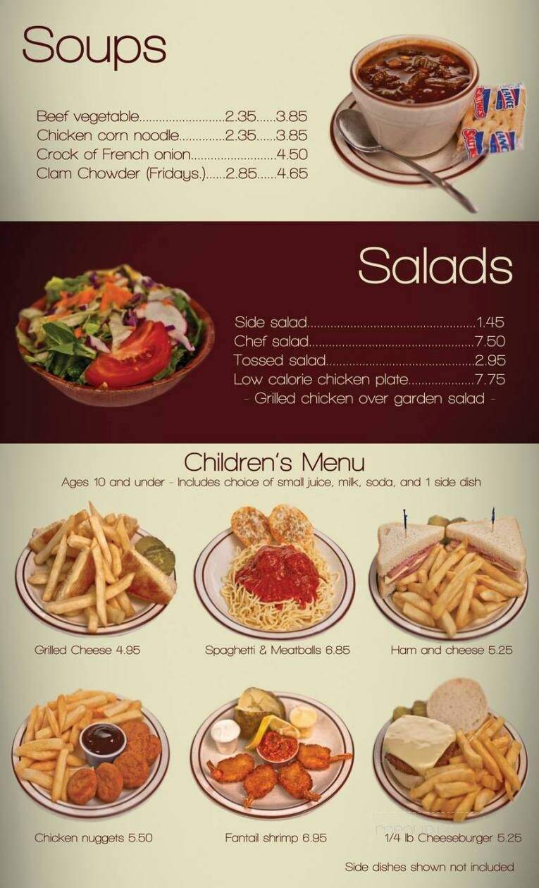 Behm's Family Restaurant - Tremont, PA menu_pic