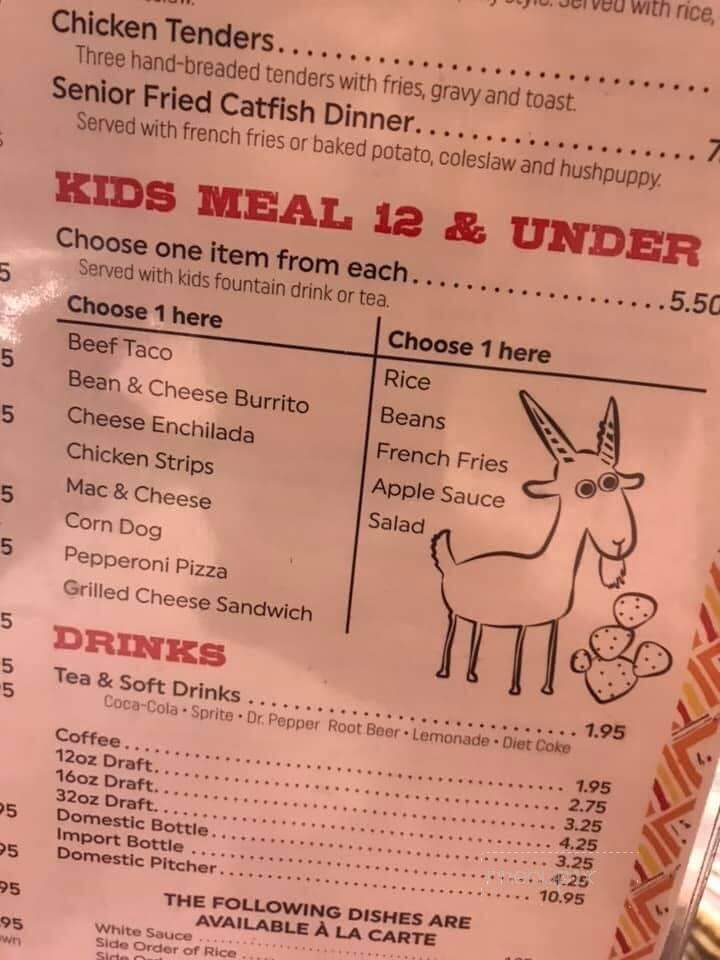 Los Carlos - Miles, TX menu_pic