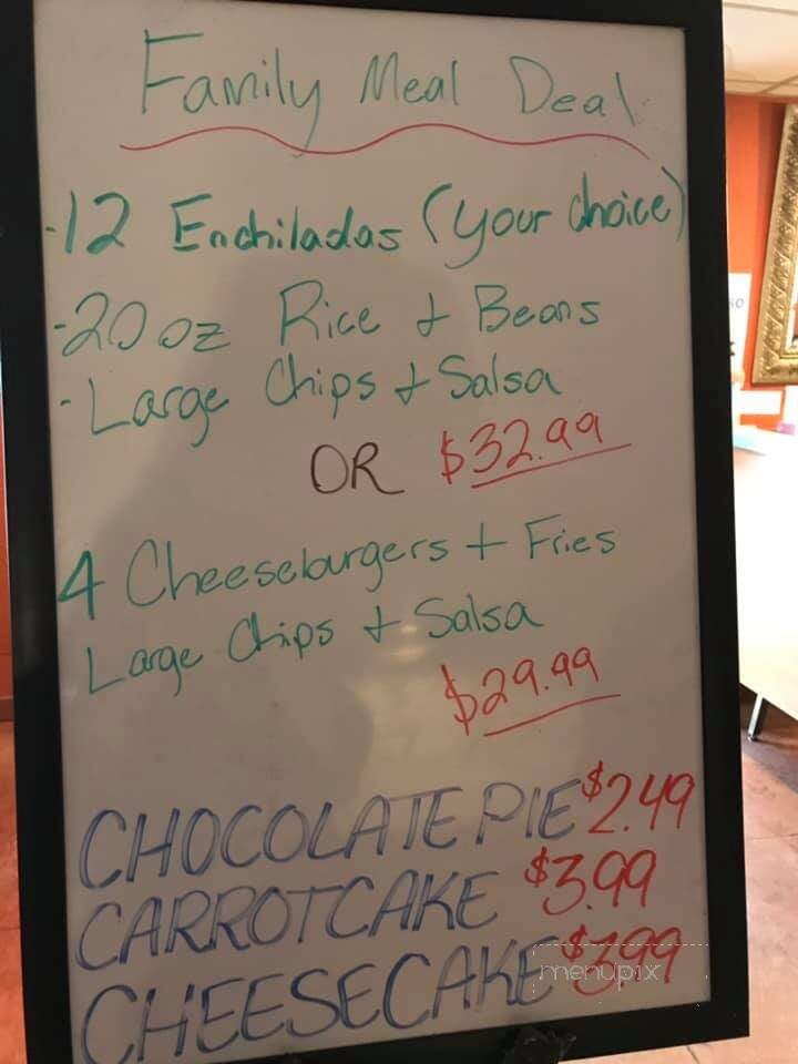 Los Carlos - Miles, TX menu_pic