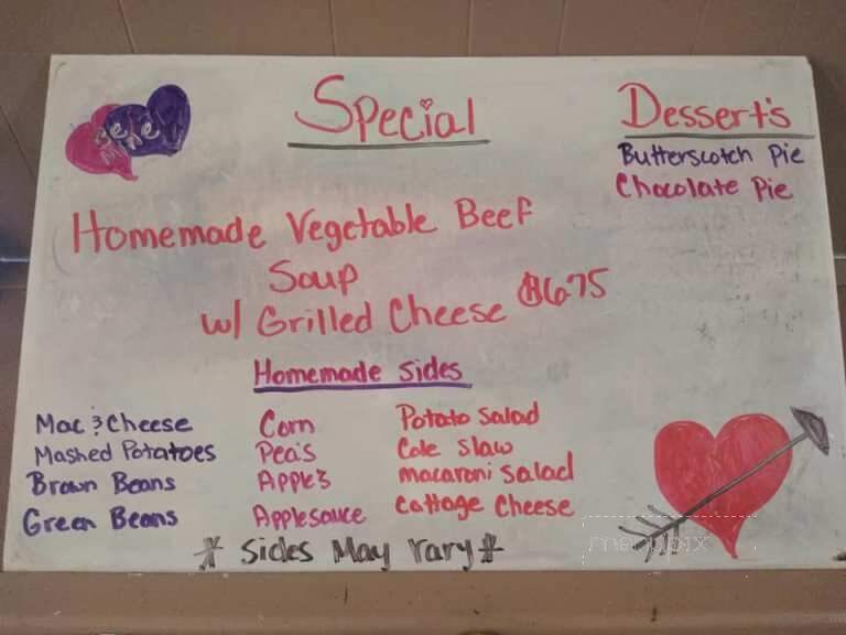 B G's Family Restaurant - Craigsville, VA menu_pic