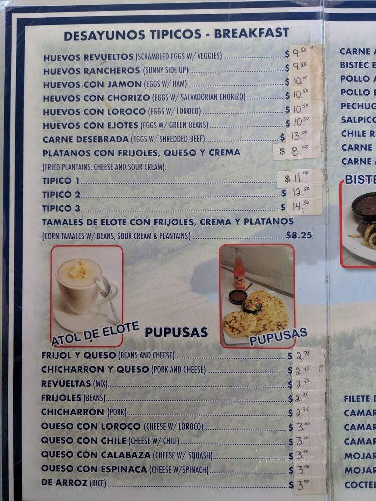La Cocina de Paquita - San Pedro, CA menu_pic