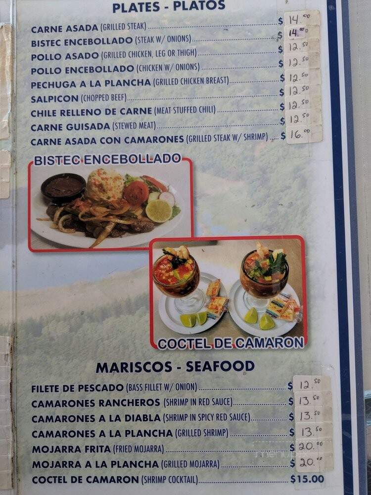 La Cocina de Paquita - San Pedro, CA menu_pic