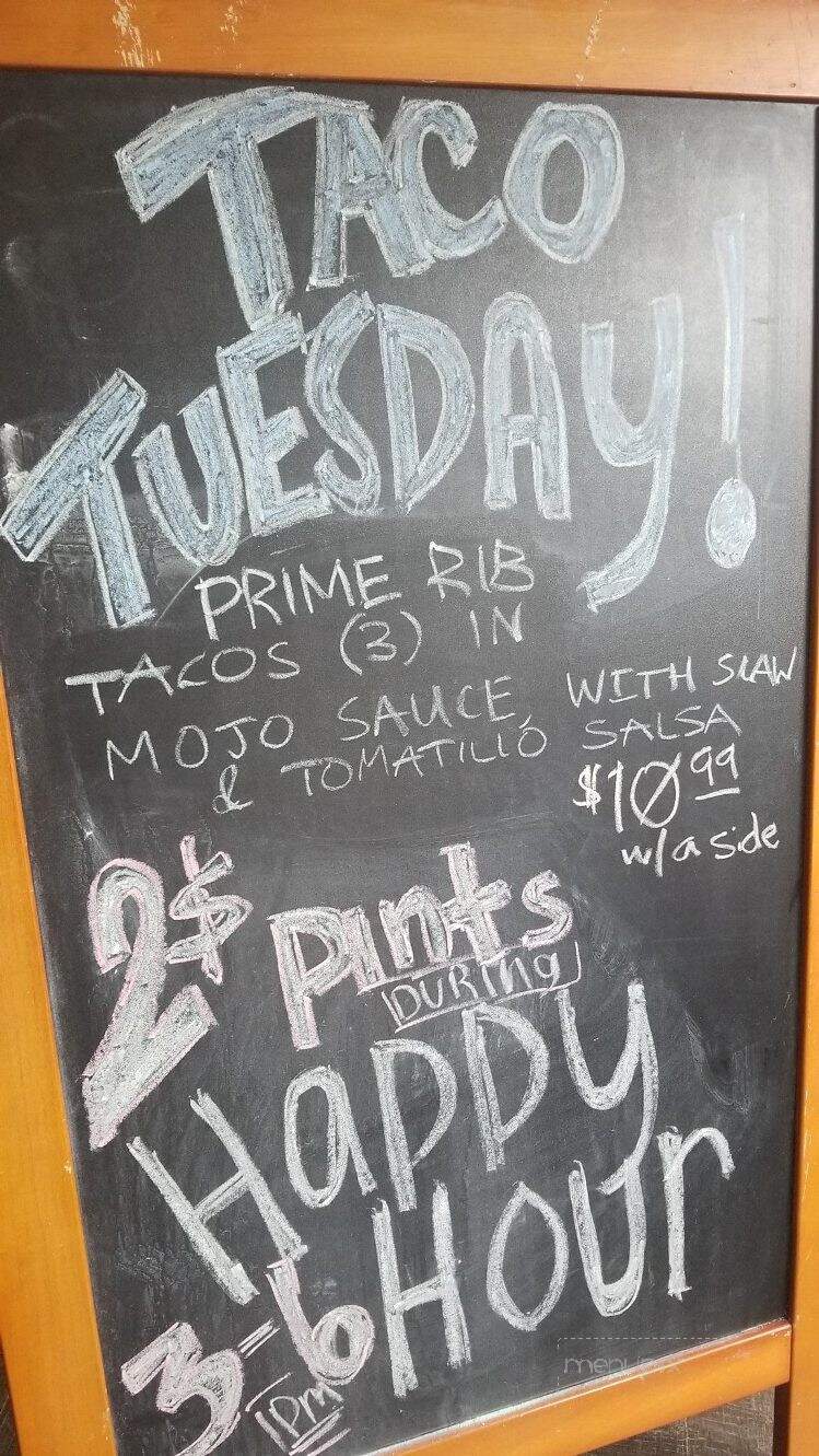 Jeffery's Pub and Grub - Quincy, CA menu_pic
